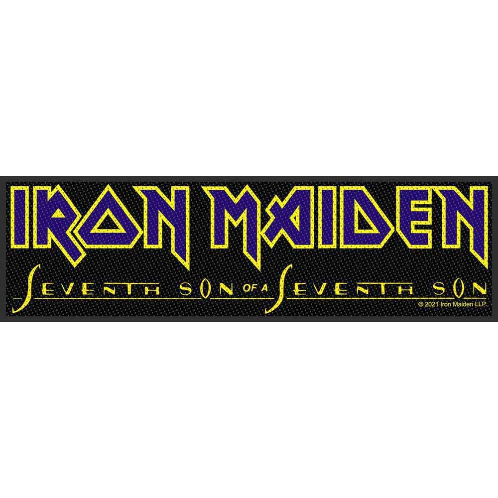 Iron Maiden - Seventh Son Logo Super Strip Patch - Mehrfarben
